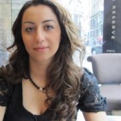 Mānā Āqāyī (Mana Aghaee), Persian poet, translator, and bibliographer (b. Bushehr, 1352/1973).